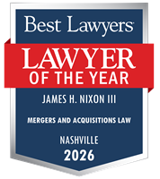 Lawyer of the Year Badge - 2026 - Mergers and Acquisitions Law