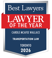 Lawyer of the Year Badge - 2026 - Transportation Law