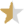Golden voting star half filled in